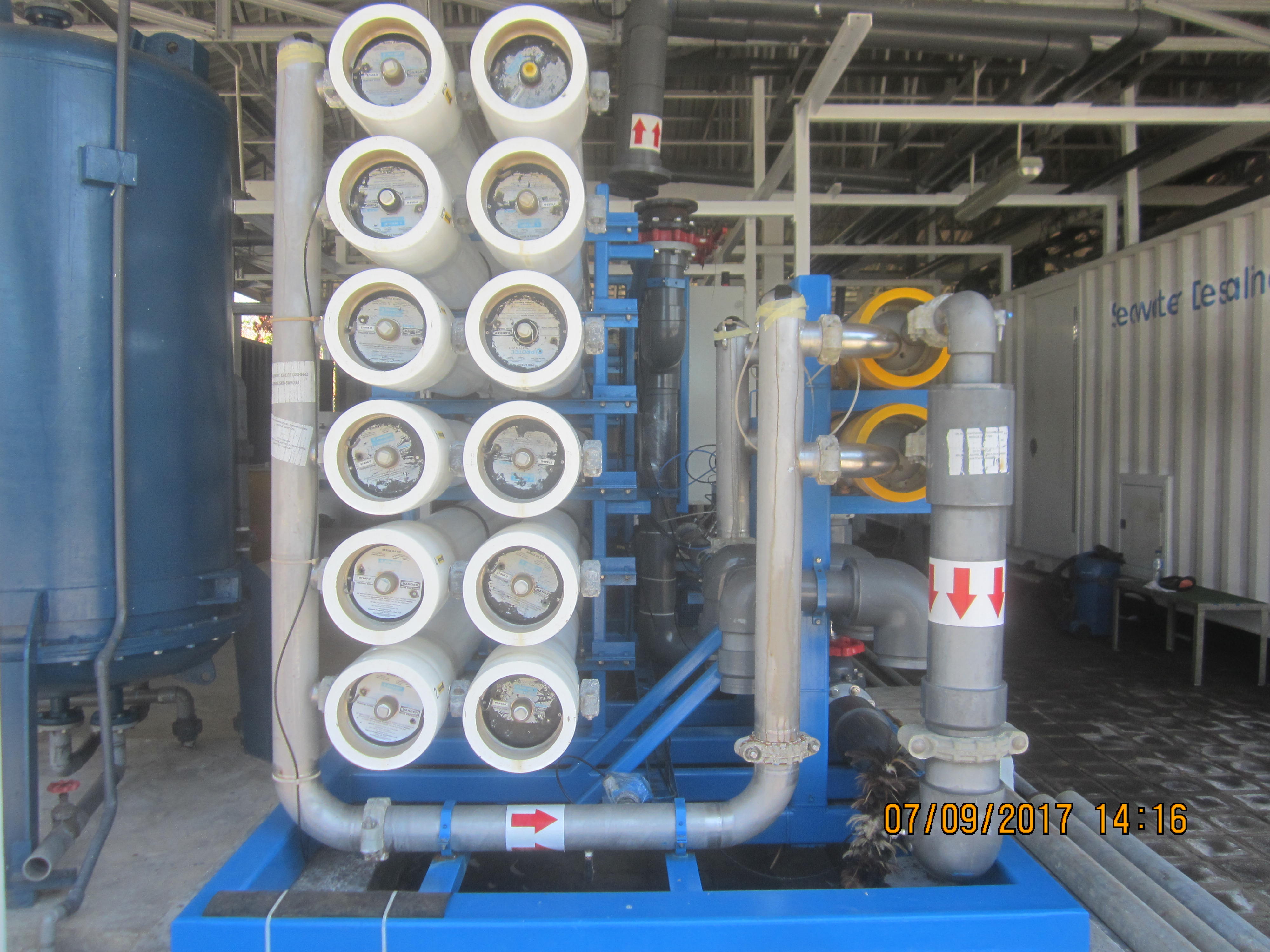 SWRO System with GE Control Panel